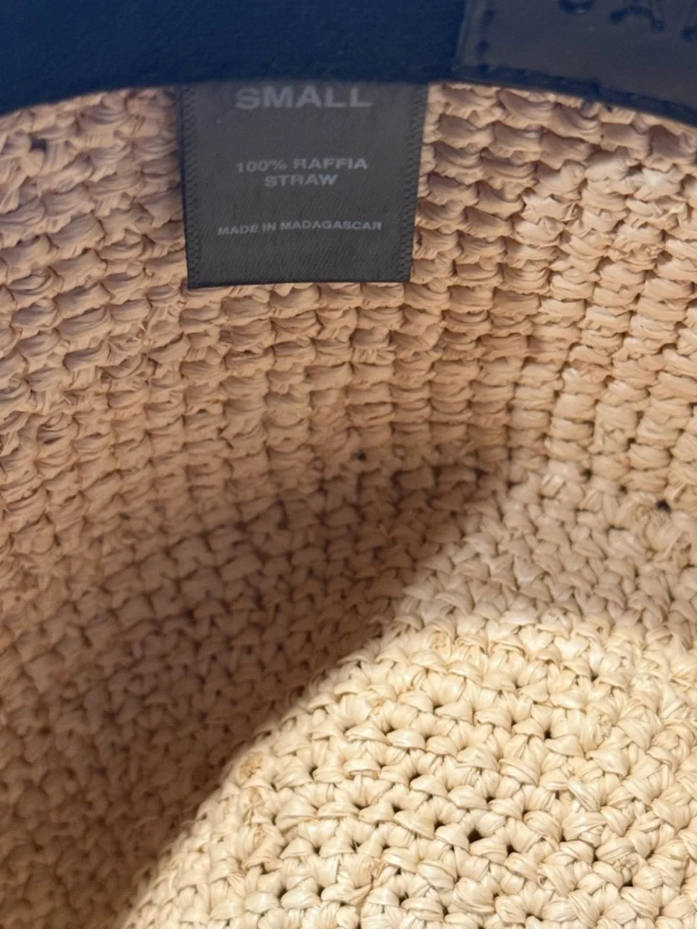 Janessa Leone packable Sacha Hat in Natural never worn - Picture 8 of 13